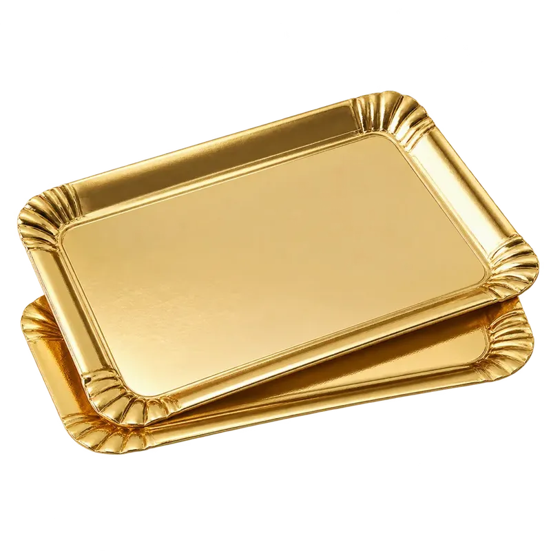 Bandejas doradas