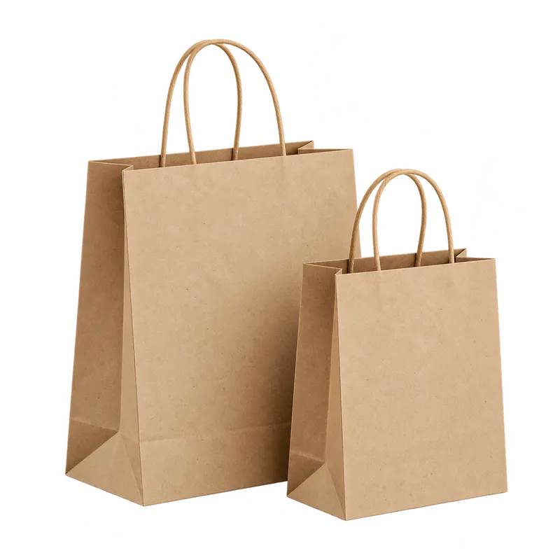 Bolsas kraft con manija