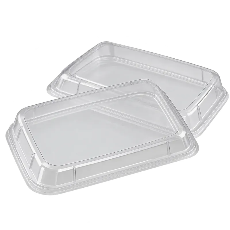 Tapas para bandejas plásticas